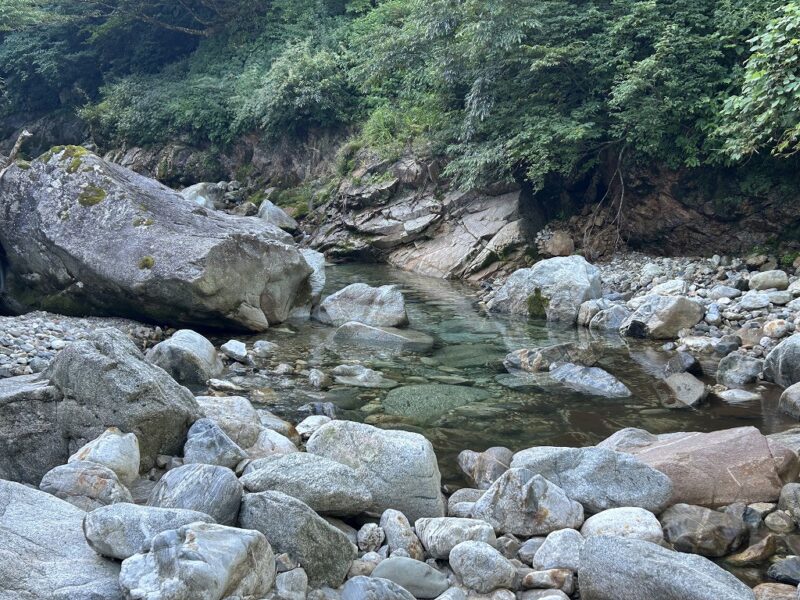 富山県の渓流